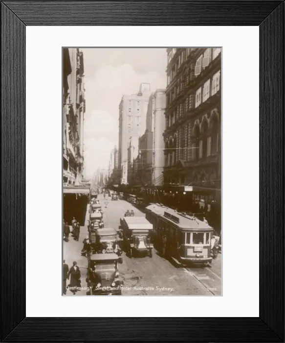 Framed Print : Castlereagh Street, Sydney Framed Print : Castlereagh Street, Sydney