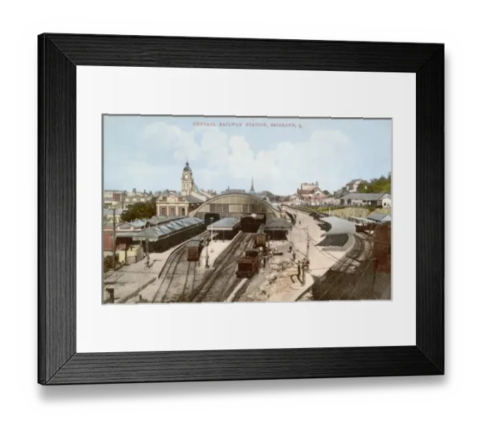 Framed Print : Brisbane Railway Station Framed Print : Brisbane Railway Station