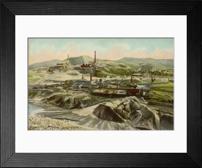 Framed Print : Mount Morgan Mine, Australia Framed Print : Mount Morgan Mine, Australia