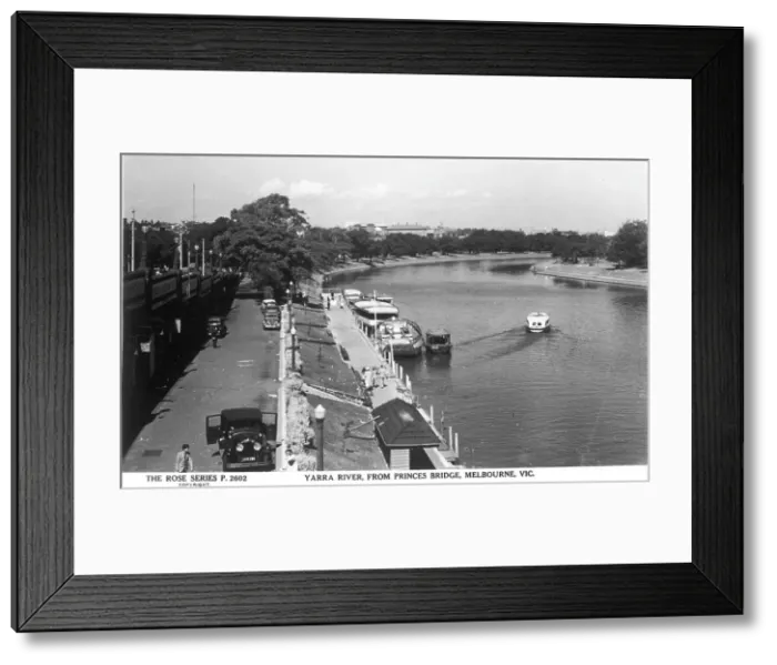 Framed Print : River Yarra, Melbourne, Australia Framed Print : River Yarra, Melbourne, Australia