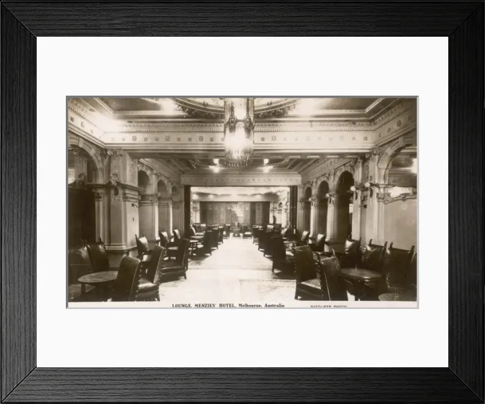 Framed Print : Menzies Hotel, Melbourne Framed Print : Menzies Hotel, Melbourne