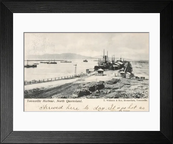 Framed Print : Townsville Harbour, North Queensland