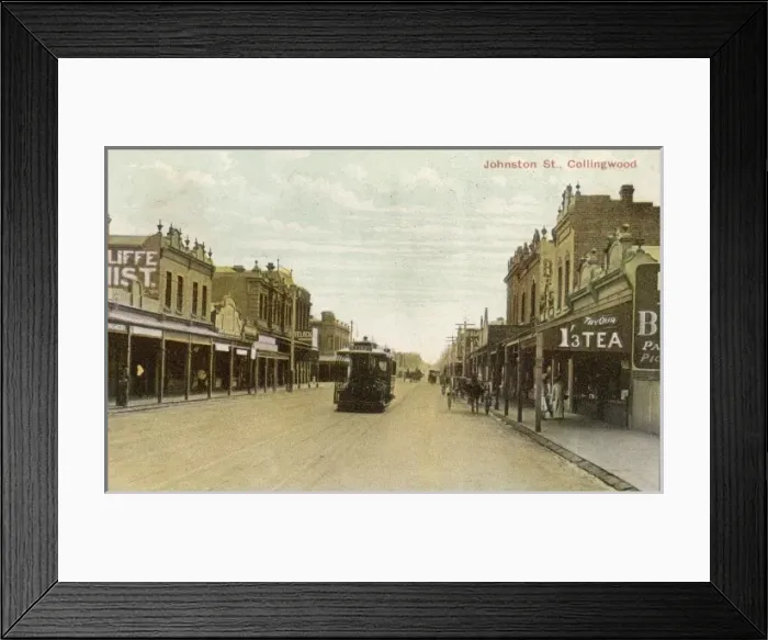 Framed Print : Johnston Street, Melbourne Framed Print : Johnston Street, Melbourne