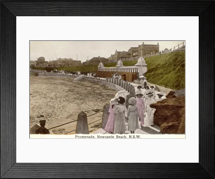 Framed Print : Newcastle Beach, New South Wales Framed Print : Newcastle Beach, New South Wales