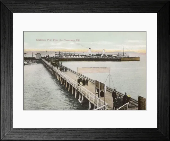 Framed Print : Sorrento Pier, Australia Framed Print : Sorrento Pier, Australia