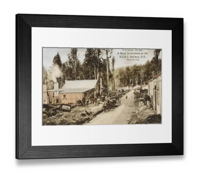 Framed Print : NIMT Railway, New Zealand Framed Print : NIMT Railway, New Zealand
