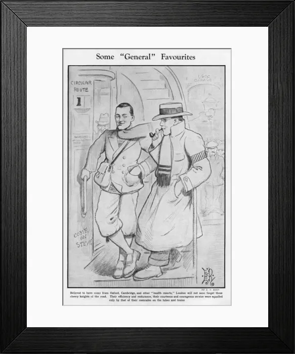 Framed Print : Some General Favourites, duing the General Strike Framed Print : Some General Favourites, duing the General Strike