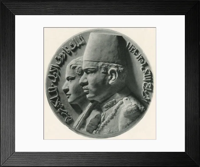 Framed Print : Royal wedding commemorative medal Framed Print : Royal wedding commemorative medal