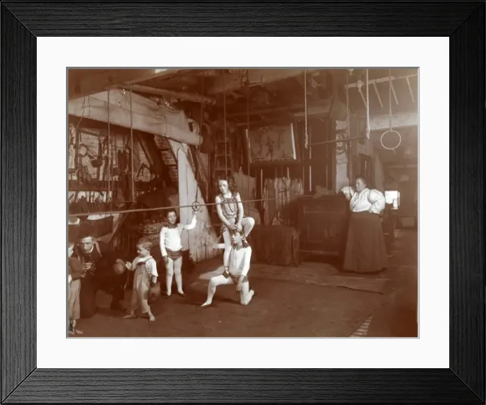 Framed Print : Alfreno Acrobats Framed Print : Alfreno Acrobats