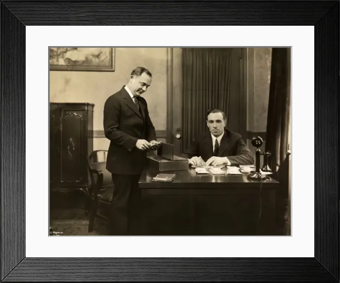 Framed Print : Payroll staff Framed Print : Payroll staff