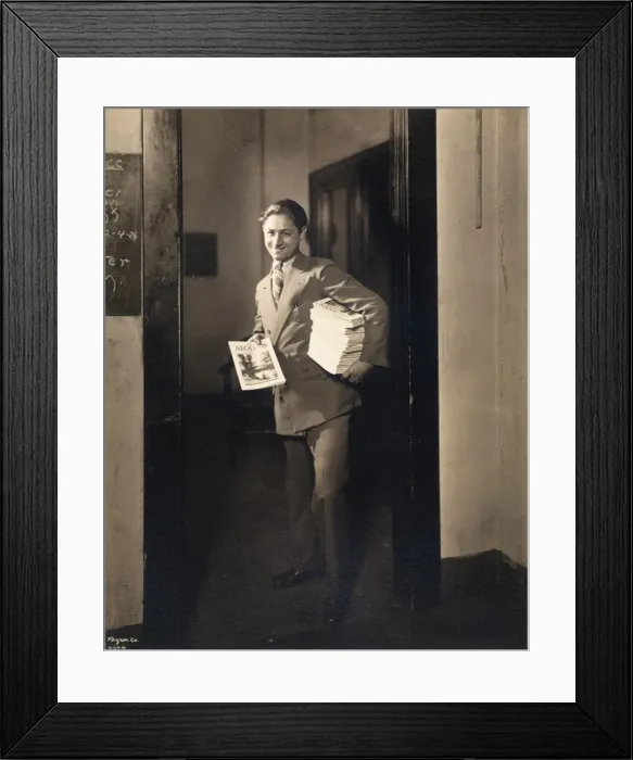Framed Print : Delivery boy Framed Print : Delivery boy