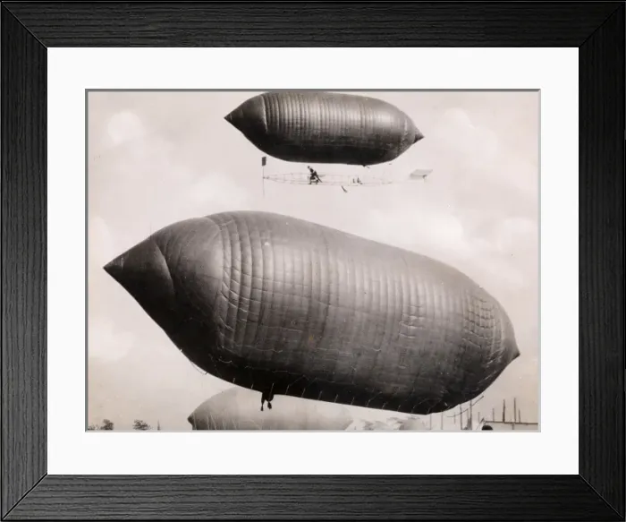 Framed Print : Airships, Dirigible Balloon Race, Beechy Winner Framed Print : Airships, Dirigible Balloon Race, Beechy Winner
