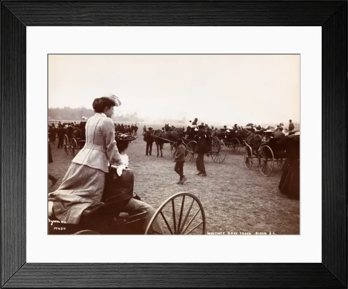 Framed Print : Horse racing in America Framed Print : Horse racing in America