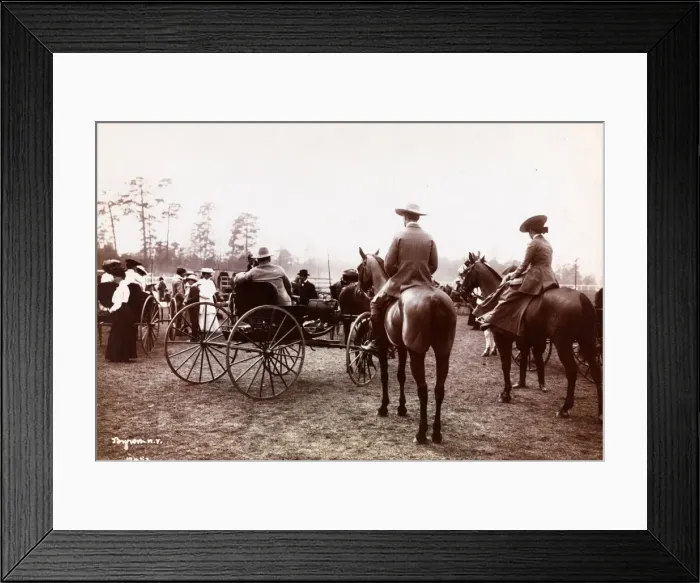 Framed Print : Horse racing in America Framed Print : Horse racing in America