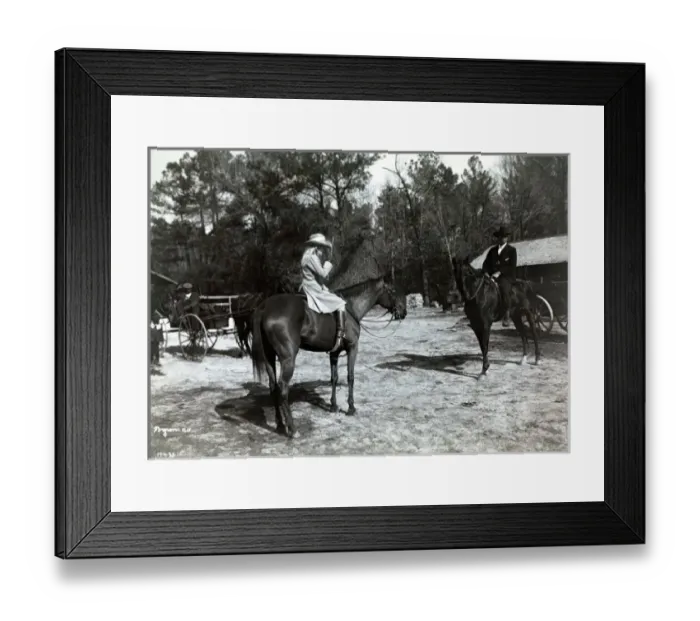 Framed Print : Horse riding in America Framed Print : Horse riding in America
