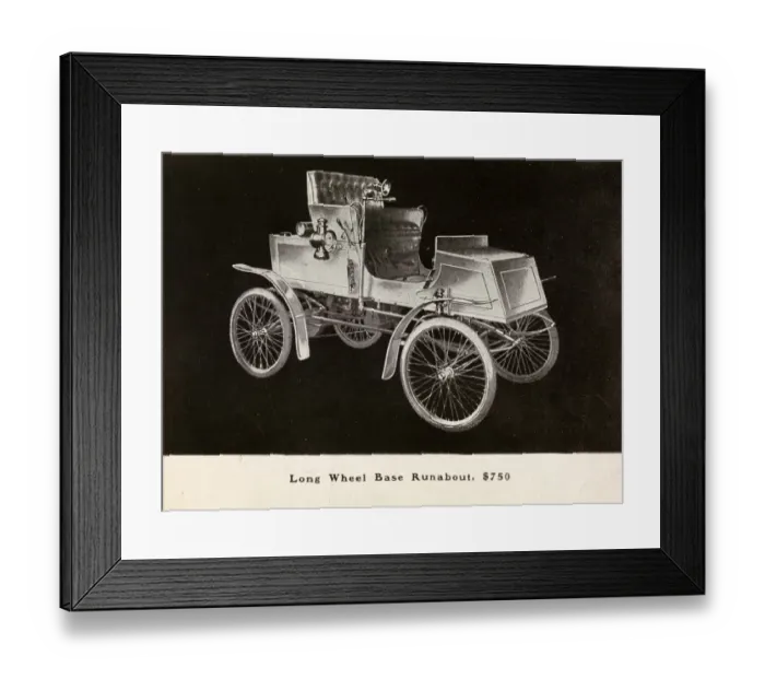 Framed Print : Long Wheelbase runabout Framed Print : Long Wheelbase runabout