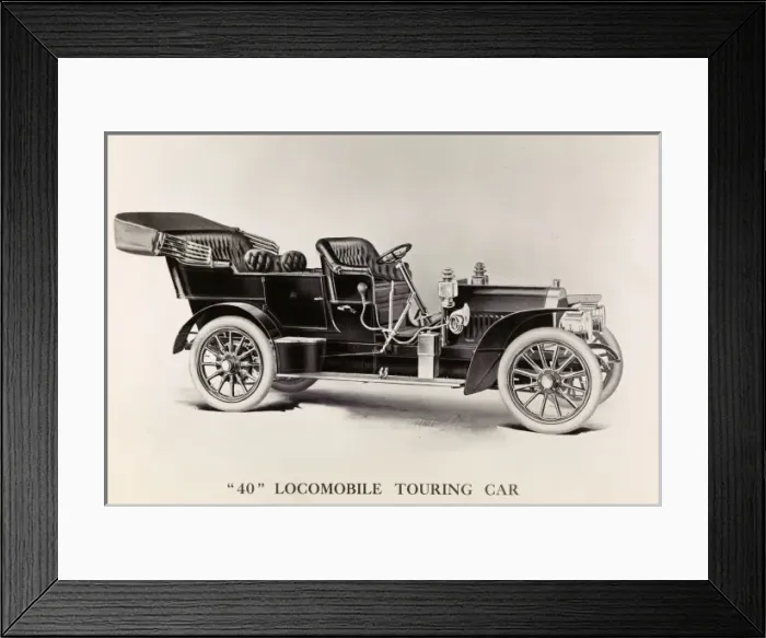 Framed Print : Locomobile Touring Car Framed Print : Locomobile Touring Car