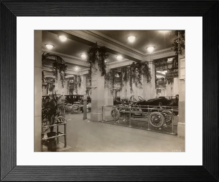Framed Print : Motor Show at Grand Central Palace 1914 Framed Print : Motor Show at Grand Central Palace 1914