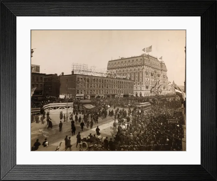 Framed Print : 1908 New York - Paris motor race Framed Print : 1908 New York - Paris motor race