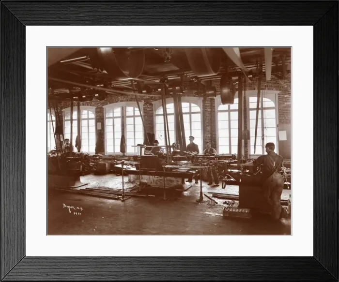 Framed Print : Brisben-Walker motor factory Framed Print : Brisben-Walker motor factory
