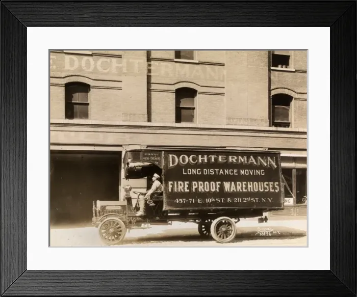 Framed Print : Delivery truck c. 1910 Framed Print : Delivery truck c. 1910
