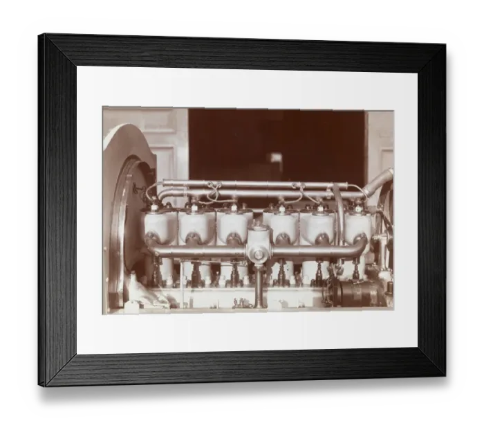 Framed Print : Naubauer engine Framed Print : Naubauer engine