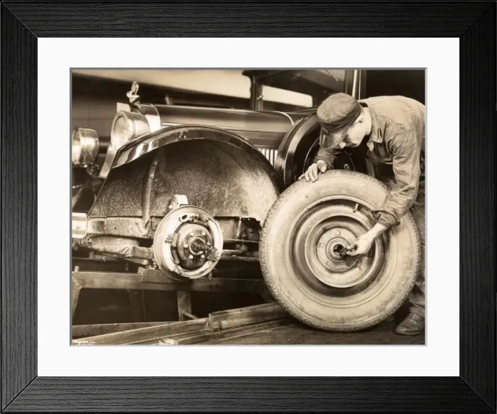 Framed Print : Nash garage Framed Print : Nash garage