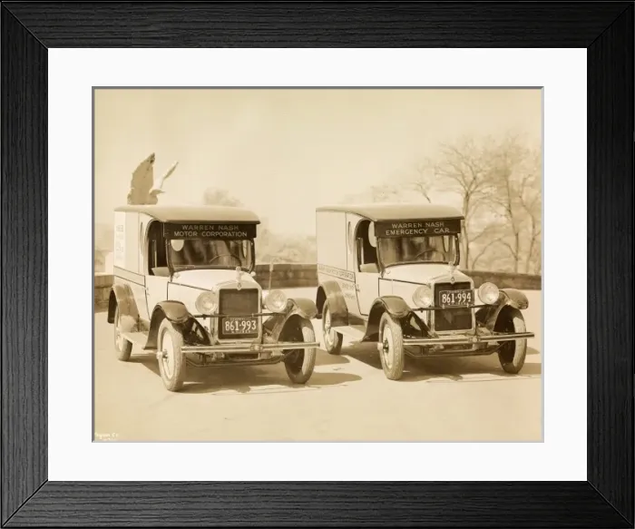 Framed Print : Nash Emergency Car Framed Print : Nash Emergency Car