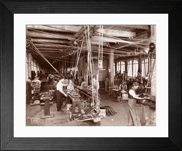 Framed Print : Brisben-Walker motor factory Framed Print : Brisben-Walker motor factory