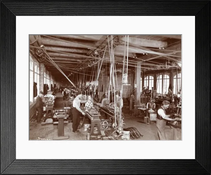 Framed Print : Brisben-Walker motor factory Framed Print : Brisben-Walker motor factory