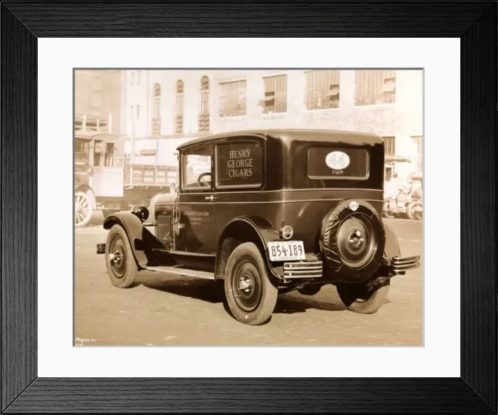 Framed Print : Nash Commercial Car Framed Print : Nash Commercial Car