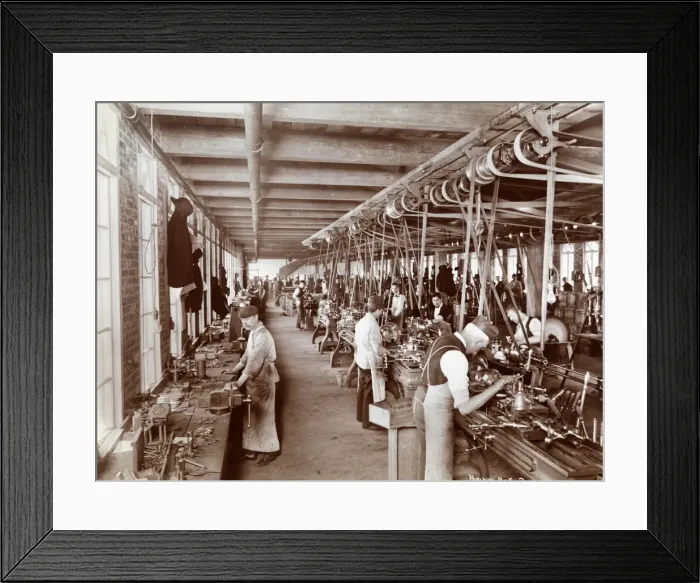 Framed Print : Brisben-Walker motor factory Framed Print : Brisben-Walker motor factory