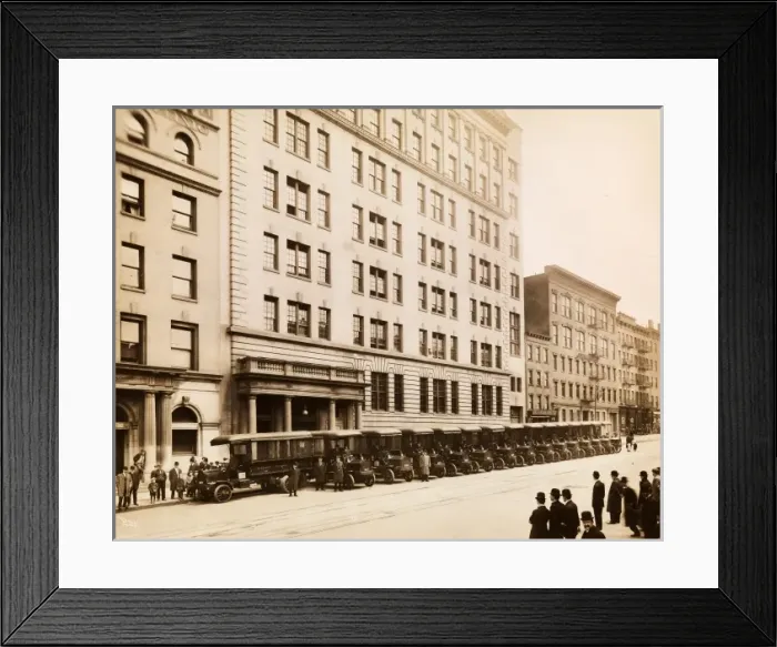 Framed Print : Delivery truck c. 1910 Framed Print : Delivery truck c. 1910
