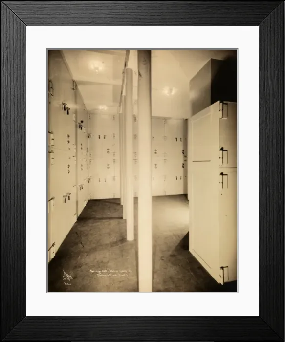 Framed Print : Bank vault Framed Print : Bank vault