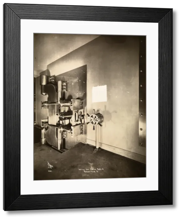 Framed Print : Bank vault Framed Print : Bank vault