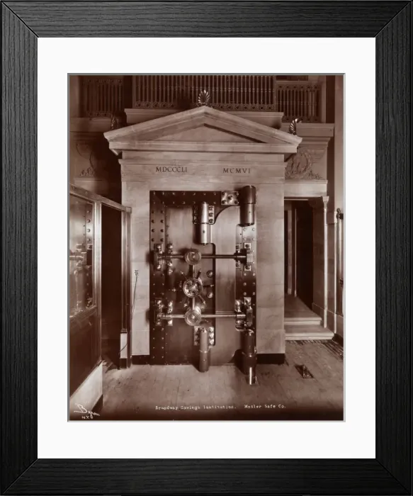 Framed Print : Broadway Savings Bank, New York Framed Print : Broadway Savings Bank, New York