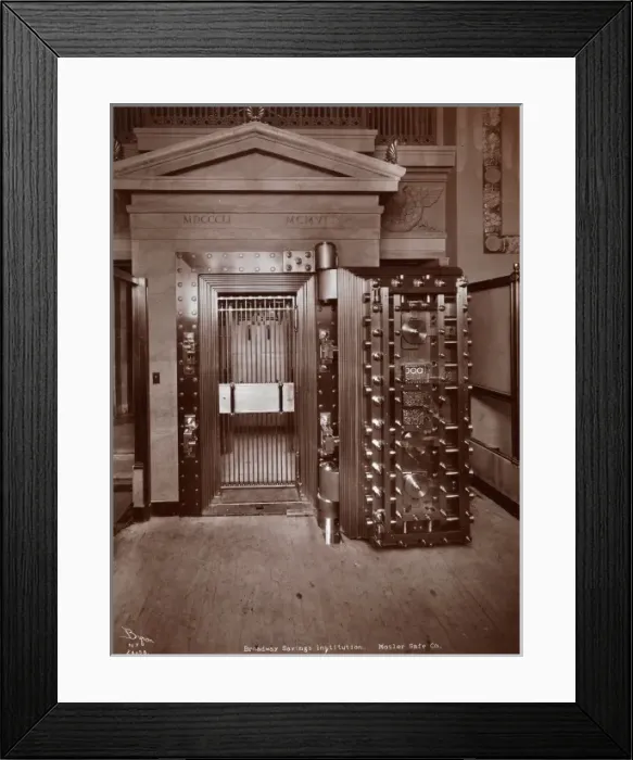 Framed Print : Broadway Savings Bank, New York Framed Print : Broadway Savings Bank, New York