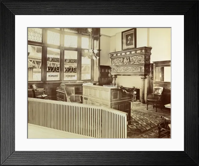 Framed Print : Broadway Savings Bank, New York Framed Print : Broadway Savings Bank, New York