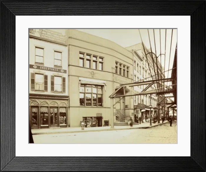 Framed Print : Broadway Savings Bank, New York Framed Print : Broadway Savings Bank, New York