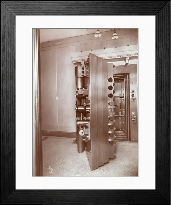 Framed Print : Bank vault Framed Print : Bank vault