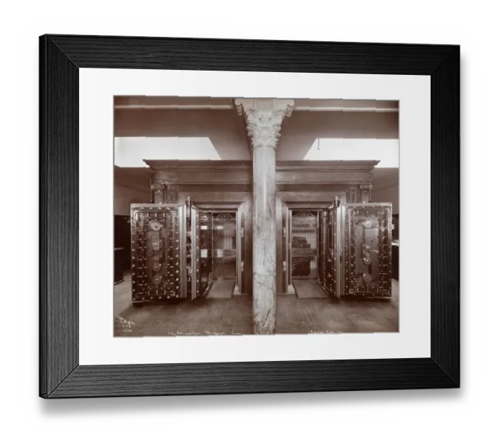 Framed Print : Bank Vault Framed Print : Bank Vault