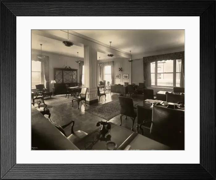 Framed Print : Central Hanover Bank, New York Framed Print : Central Hanover Bank, New York