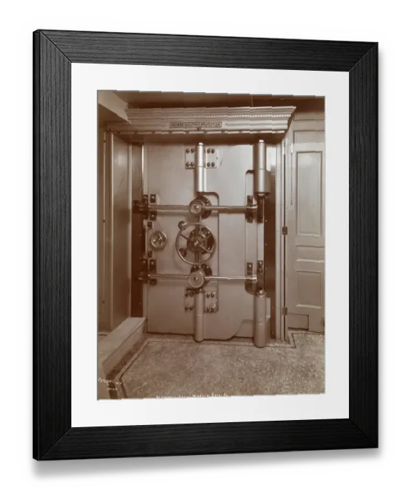 Framed Print : Bank Vault Framed Print : Bank Vault