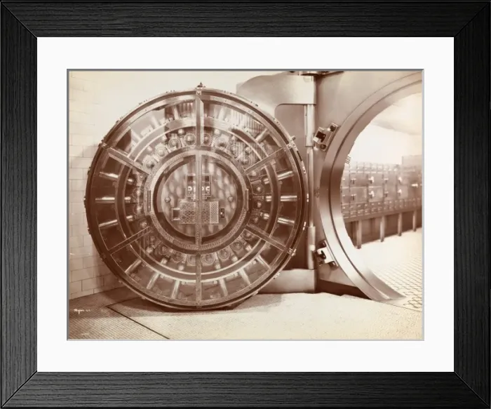 Framed Print : Bank Vault Framed Print : Bank Vault