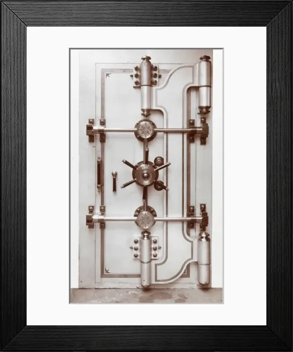 Framed Print : Bank Vault Framed Print : Bank Vault