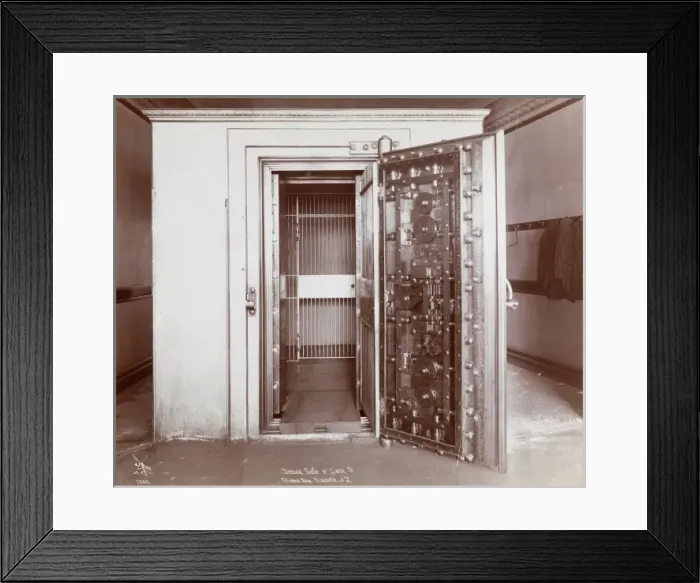 Framed Print : Bank Vault Framed Print : Bank Vault