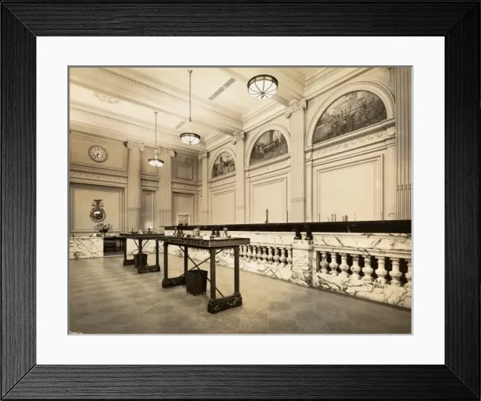 Framed Print : Central Hanover Bank, New York Framed Print : Central Hanover Bank, New York