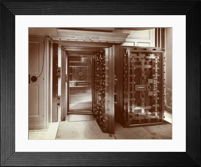 Framed Print : Bank Vault Framed Print : Bank Vault