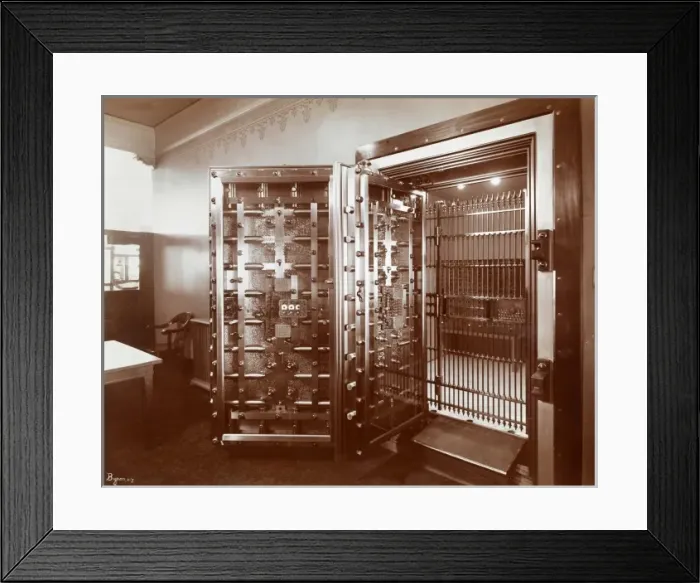 Framed Print : Bank Vault Framed Print : Bank Vault