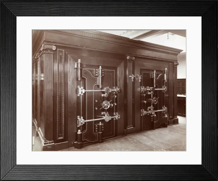 Framed Print : Bank Vault Framed Print : Bank Vault